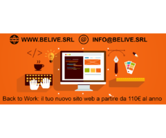 Back to Work: il tuo nuovo sito web a partire da 110€ al anno