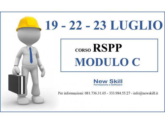 Corso RSPP Mod. C alla New Skill