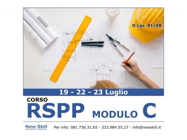 Corso RSPP Modulo C alla New Skill