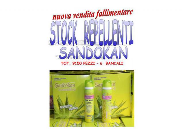 Stock repellenti naturali Sandokan 9150 pezzi