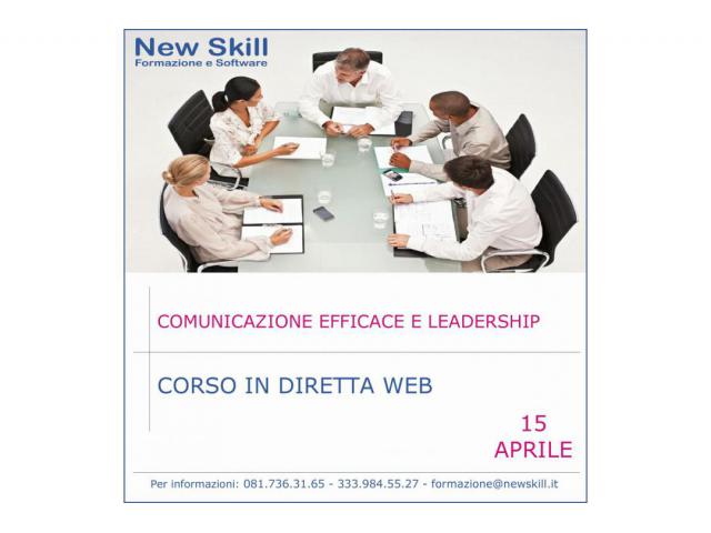 Corso Comunicazione Efficace e Leadership in diretta Web