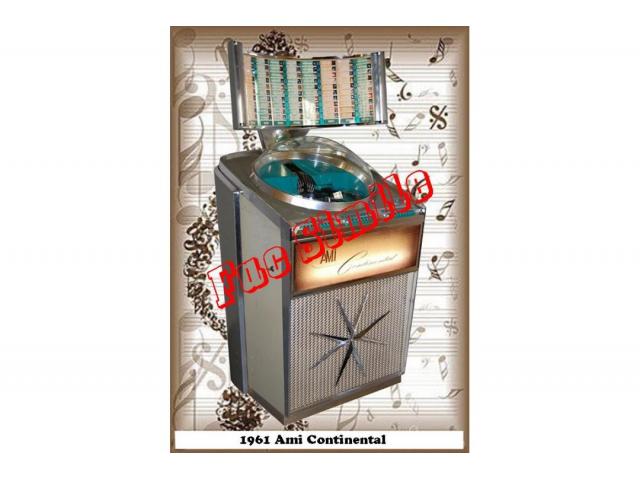 Stampa Juke Box Ami 1961 Continental su carta lucida
