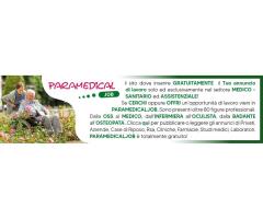 Paramedicaljob lavoro solo in ambito medico sanitario assistenziale