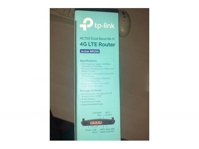 Tp-Link ac 750 dual band Wi-fi 4G