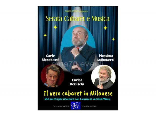 CABARET e MUSICA  IN MILANESE - EVENTI AZIENDALI