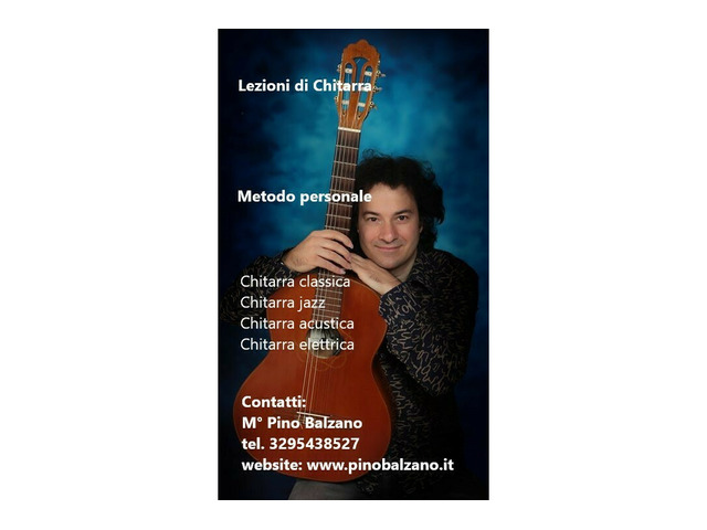 Lezioni professionali di chitarra