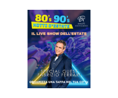 80’s 90’s NOTTI D’ESTATE - DJ SET FABRIZIO FERRARI– EVENTO UNICO IN ITALIA