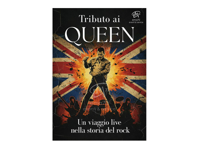 TRIBUTO AI QUEEN– CONCERTO MUSICA LIVE