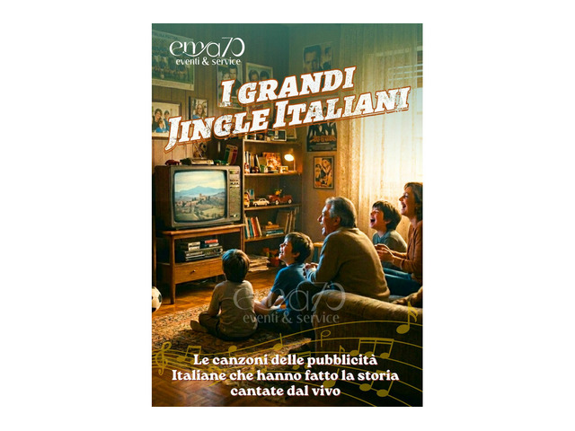 I GRANDI JINGLE ITALIANI - PER EVENTI AZIENDALI - EVENTI PRIVATI  - EVENTI PUBBLICI