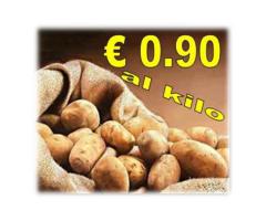 Offerta scorta patate novelle Calabria ad € 0.90kg