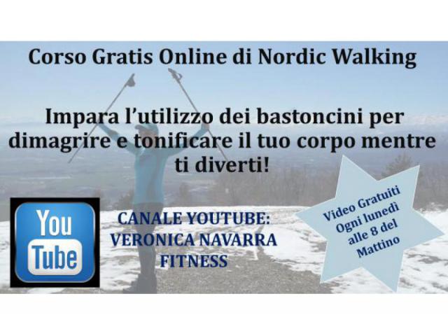 Corso gratuito nordic walking